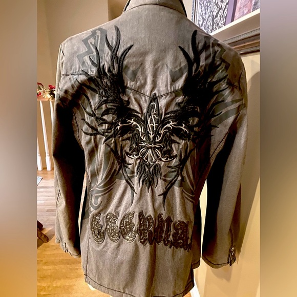 ROAR Men’s Blazer Grey Size L GREAT for Wedding Season - Picture 2 of 15